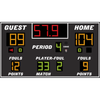 Image of Electro-Mech LX2655 Basketball/Volleyball/Wrestling Scoreboard With Foul Info
