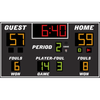 Image of Electro-Mech LX2655 Basketball/Volleyball/Wrestling Scoreboard With Foul Info