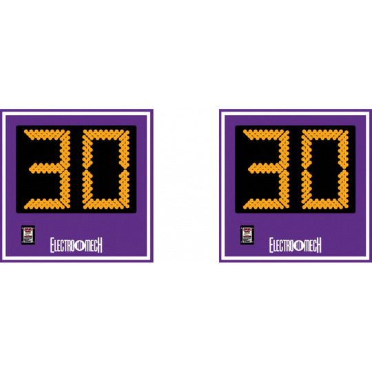 Electro-Mech LX3018 Portable Play Clock Set With 18-Inch Digits