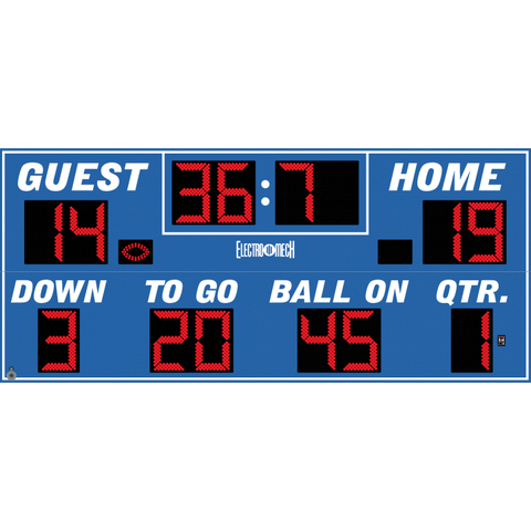 Electro-Mech LX3340 Football Scoreboard (18'x8')