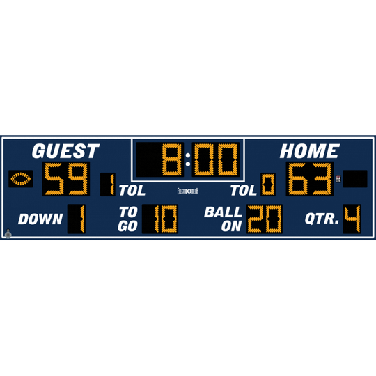 Electro-Mech LX362 Compact Full Featured Football Scoreboards