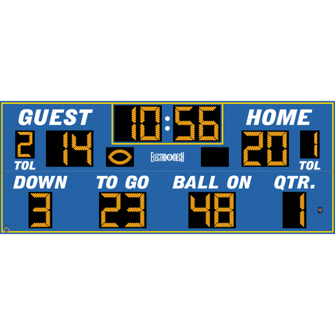 Electro-Mech LX3630 Full Featured Football Scoreboard (20'x8')