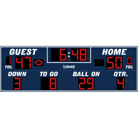 Electro-Mech LX364 Full Featured Football Scoreboards (24'x8')