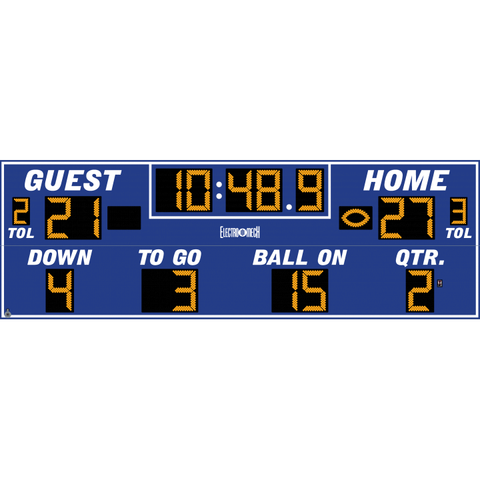Electro-Mech LX364 Full Featured Football Scoreboards (24'x8')