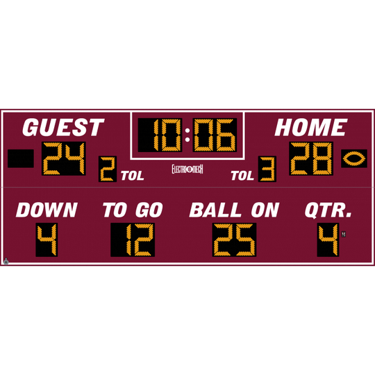 Electro-Mech LX368 Full Featured Football Scoreboards