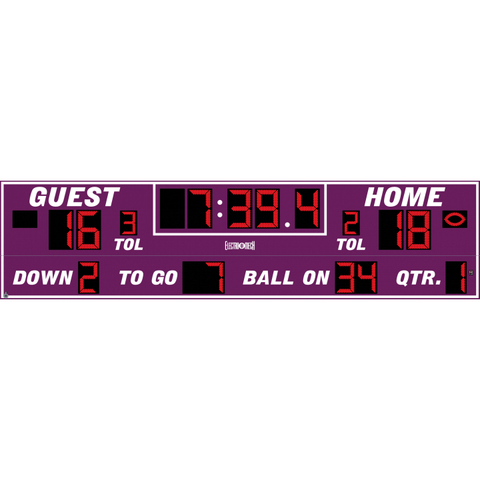 Electro-Mech LX374 Wide Format Football Scoreboards