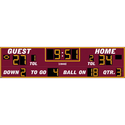 Electro-Mech LX374 Wide Format Football Scoreboards