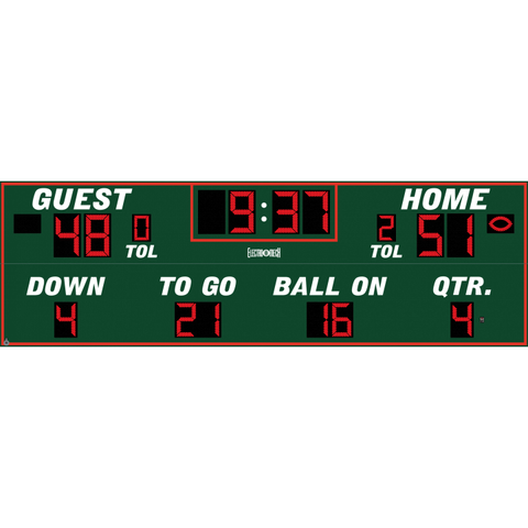 Electro-Mech LX378 Full Size Football Scoreboards