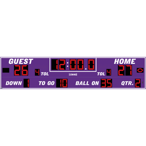 Electro-Mech LX384 Wide Format Football Scoreboards