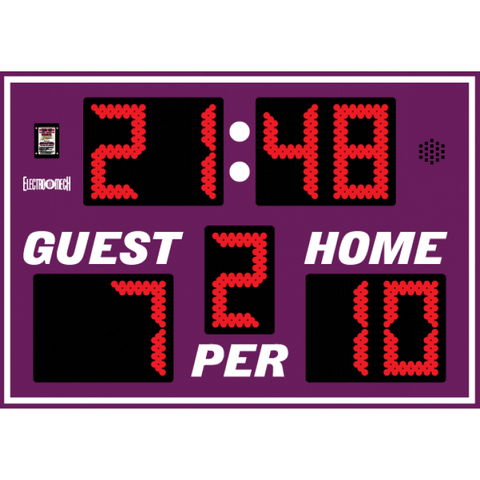 Electro-Mech LX6320 Outdoor Portable Multi-Sport Scoreboards (5'x3-1/2')