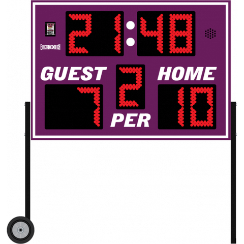 Electro-Mech LX6320 Outdoor Portable Multi-Sport Scoreboards (5'x3-1/2')