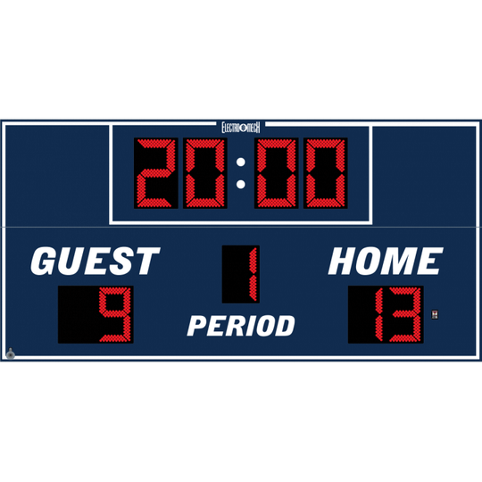 Electro-Mech LX6370 Basic Large Multi-Sport Scoreboard (18'x9')