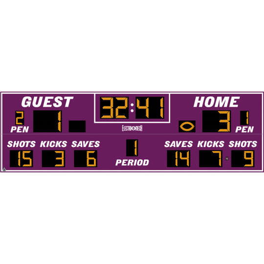 Electro-Mech LX694 Full Featured Soccer Scoreboards