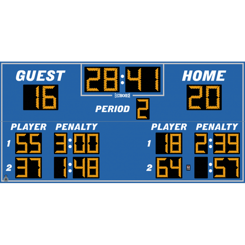 Electro-Mech LX7740 Full Featured Lacrosse Scoreboard