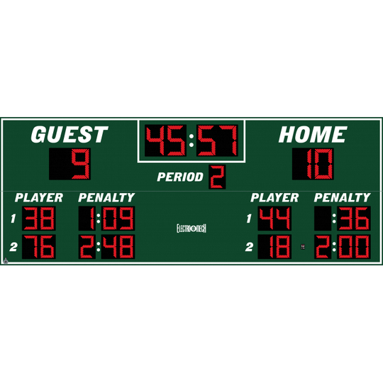 Electro-Mech LX7770 Full Featured Large Lacrosse Scoreboard