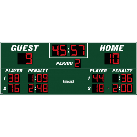 Electro-Mech LX7770 Full Featured Large Lacrosse Scoreboard