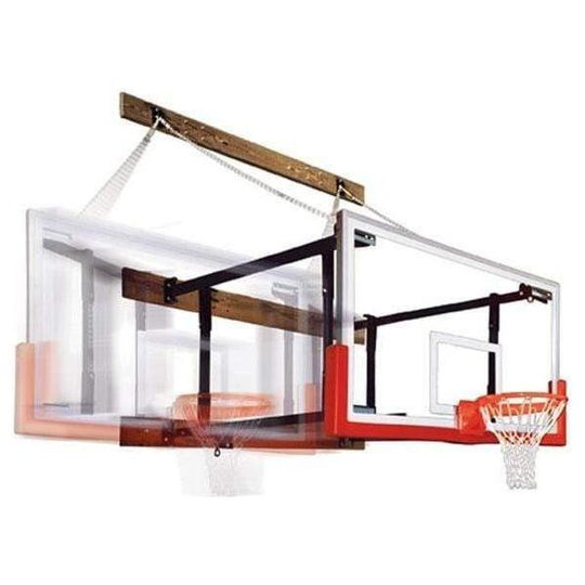 First Team FoldaMount68 Wall Mount Basketball Goal