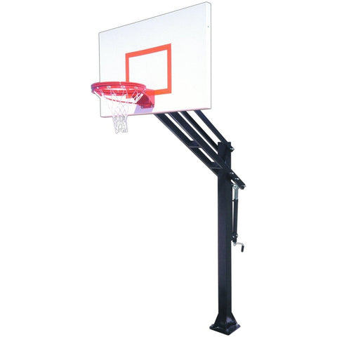 First Team Force In-Ground Adjustable Basketball Goal