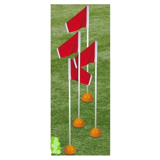 First Team Official Soccer Corner Flags for Turf Fields (Set of Four) FT4025TF
