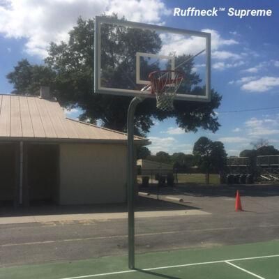 First Team RuffNeck Fixed Height In-Ground Basketball Goal
