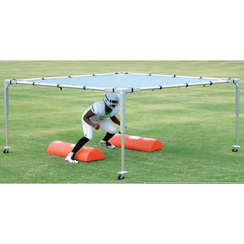 Fisher 42"L x 12"H x 16"W Half Round Stand Up Football Dummy HR4212