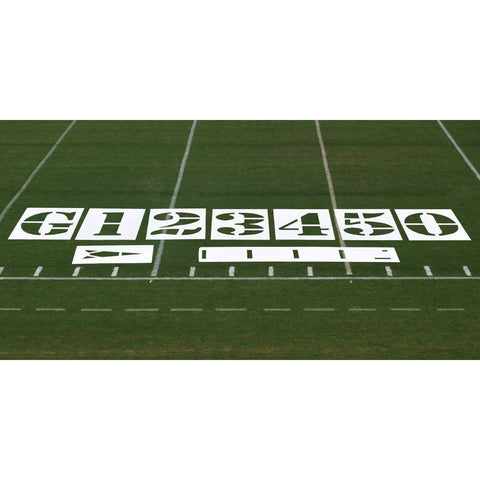 Fisher 6' H Football Pro Style Stencil Set 4600DLX