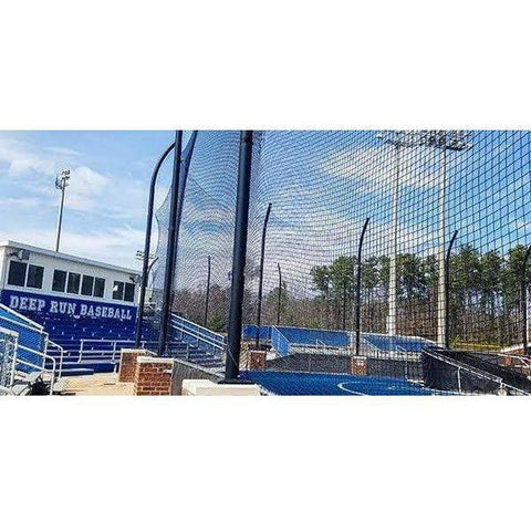 Fisher Athletic 1 7/8" SQ Sports Field Netting with 21' 3" Pipe