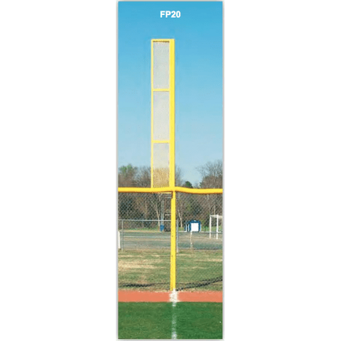 Fisher Athletic 21' H Varsity Foul Poles FP20 (Pair)