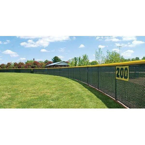 Fisher Athletic 250' Yellow Corrugated Fence Top BFC250Y