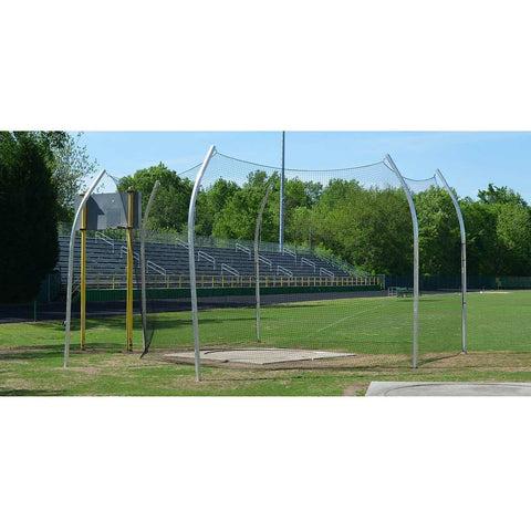 Fisher Athletic Aluminum Discus Cage w/ Ground Sleeve DC1300