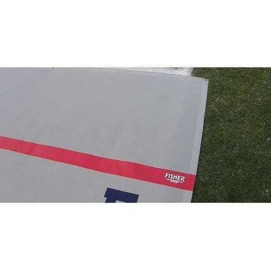 Fisher Athletic Coaches Box with 4" Stripe for Sideline Protector