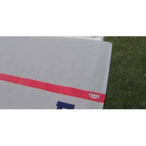 Fisher Athletic Coaches Box with 4" Stripe for Sideline Protector