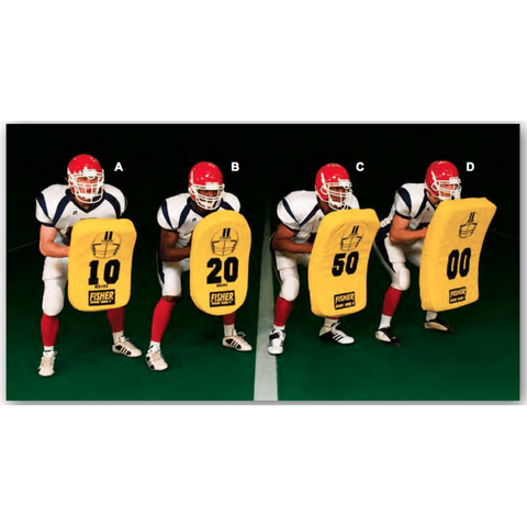 Fisher Athletic Curved Body Youth Football Blocking Shield HD100