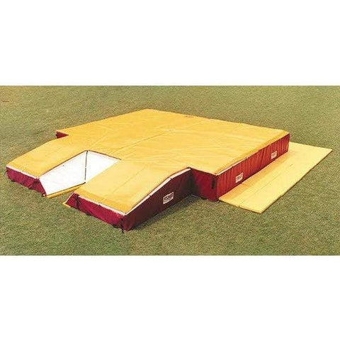 Fisher Athletic Pole Vault Pit Tri-Mat Safety Pads