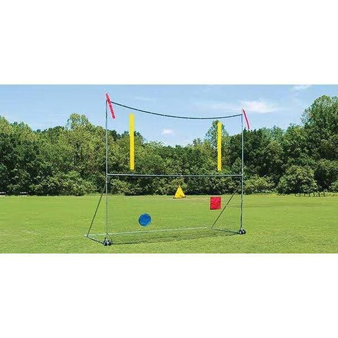 Fisher College Portable Football Goal Post with 18'x21' Net 6000PGC1
