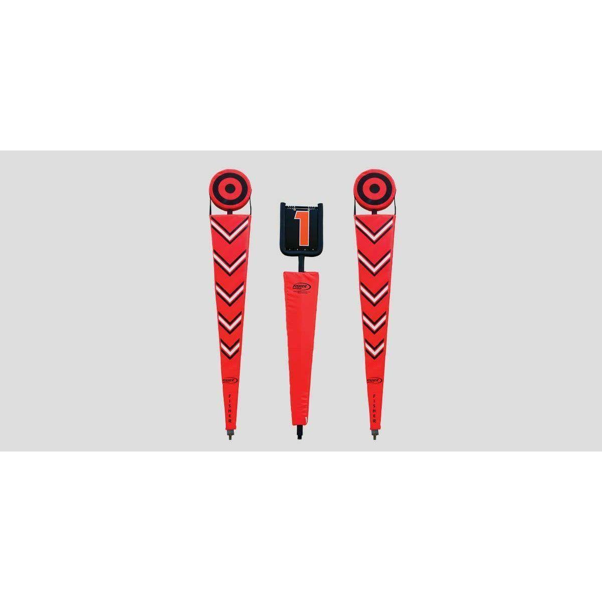 Fisher❤️ Fisher Flip Indicator/Chain Set Football Down Marker Package 3