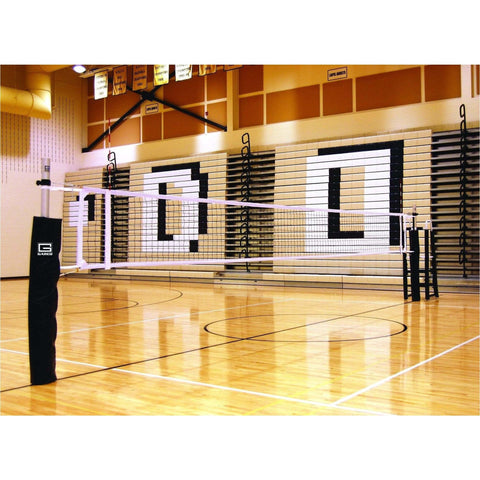Gared 3 1/2" OD Rallyline Scholastic Multi-Sport One-Court Volleyball System 6000