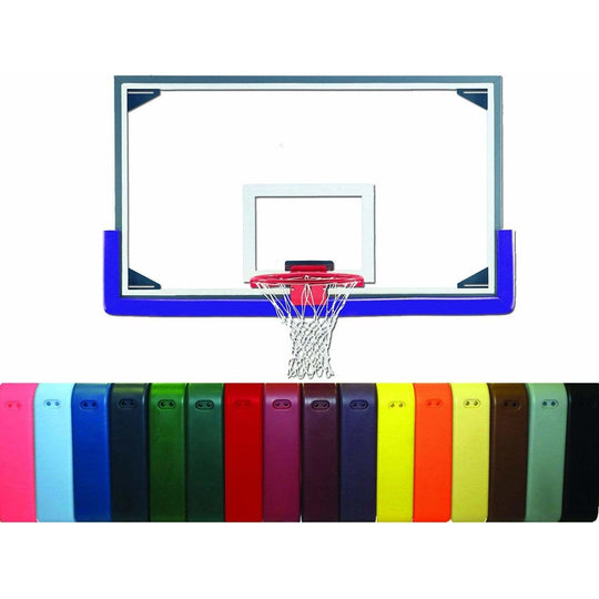 Gared 42" x 72" Master Gymnasium Glass Backboard Package PKAFR30PM
