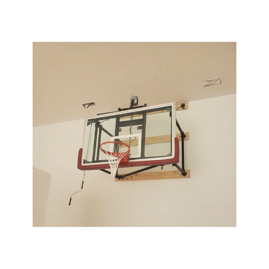 Gared 42” X 72” Side Fold Basketball Wall Mounted Package w/ Electric Height Adjuster