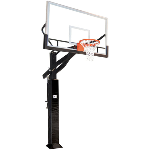 Gared All Pro Jam Adjustable Basketball Hoop with Glass Board GP12G72DM