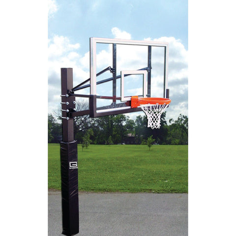 Gared Endurance 6” Square Post 4’ Extension Acrylic Playground Basketball Hoop