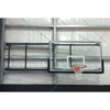 Image of Gared Four Point Side-Fold Basketball Wall Mount Package with Glass Backboard