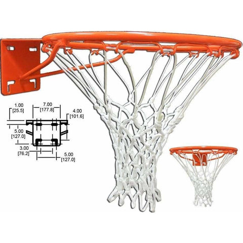 Gared High Strength Institutional Fixed Basketball Rim 4039