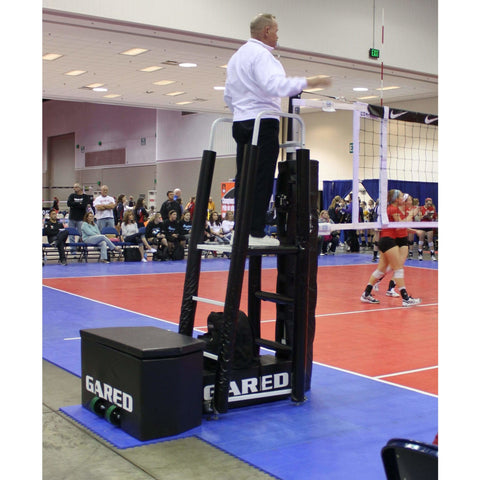 Gared Sports GoCourt Jr One-Court Portable Volleyball System w/ Wheels 8536PKG