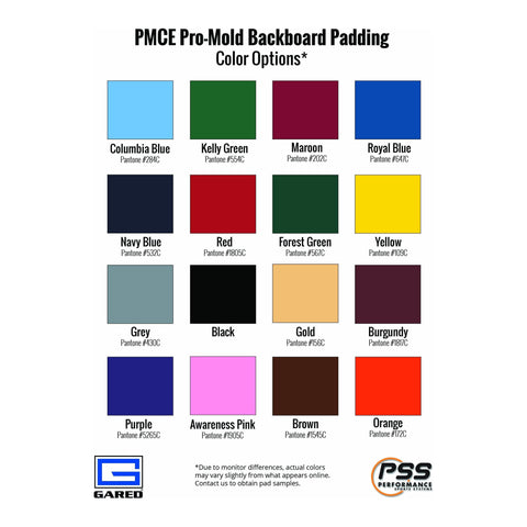 Gared Sports Professional PRO-MOLD Backboard Padding PMCE