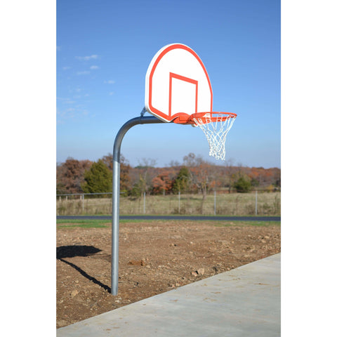 Gared Standard Duty 4-1/2" O.D. Rear-Mount Gooseneck Basketball Package PK4570