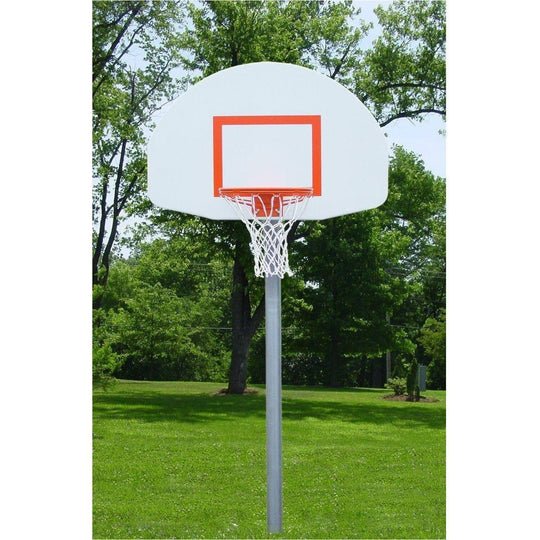 Gared Standard Duty 4-1/2" O.D. Straight Post Basketball Package PK4531
