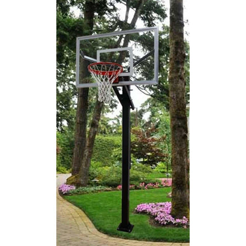 Gared Varsity Jam Adjustable Basketball Hoop with 34" x 54" Glass Board GP7G54