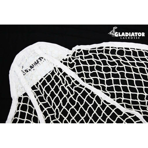 Gladiator Lacrosse 6.0 mm White Lacrosse Goal Net Round Corners