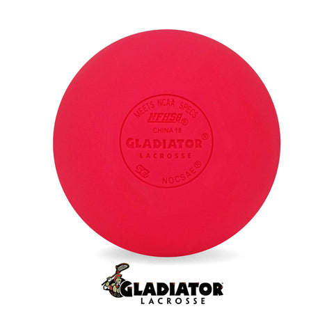 Gladiator Lacrosse Case of 120 Official Lacrosse Game Balls Pink NOCSAE SEI CERTIFIED